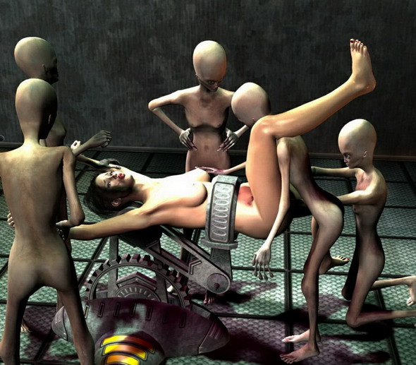 3D Alien Bondage Sex With Demons 3D Sex Car