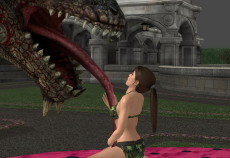 A toothy monster - 3D Monsters Sex 