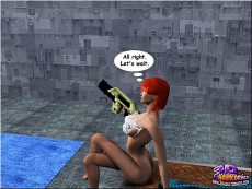 Wild redheaded 3D whore - 3D Porn Comics 