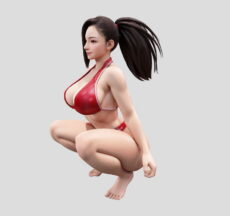 3D sexy girl